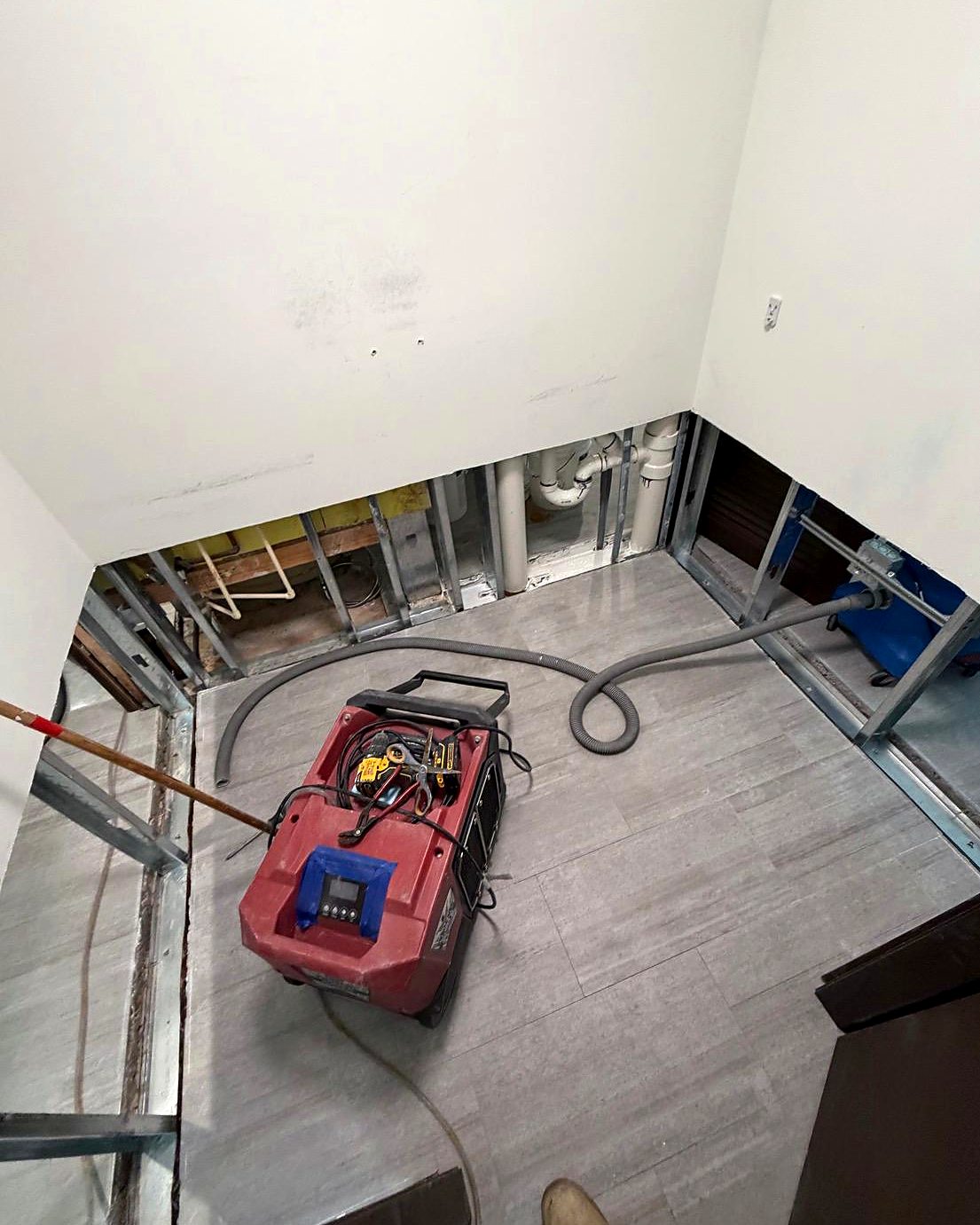 Home renovation demolition phase, Miami