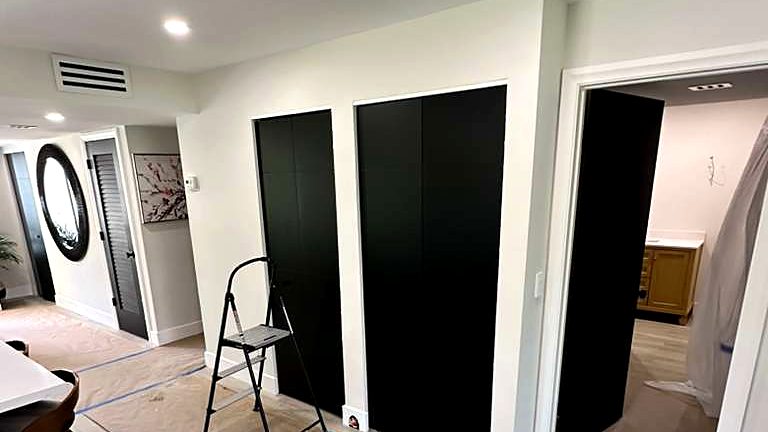 Interior painting finished, Miami